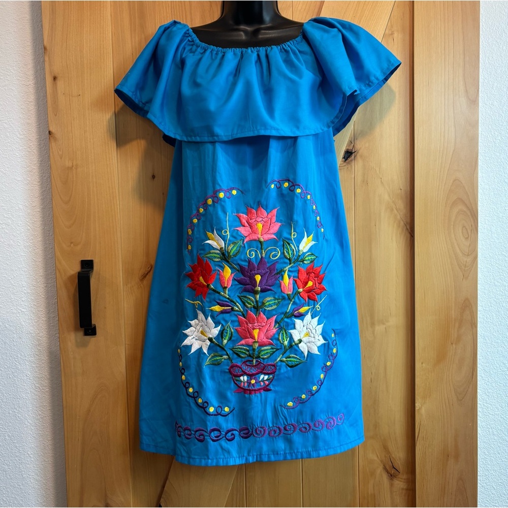 Colorful Embroidered Dress - Picture 9 of 10